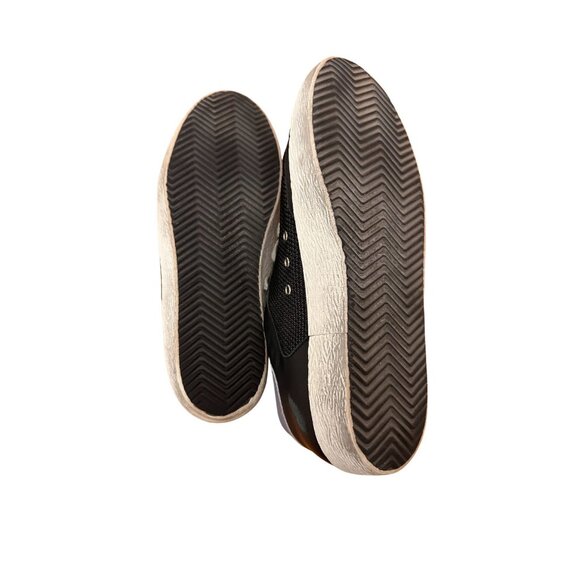 Superstar Sneakers Golden Goose Black/Blue Leather and Glitter - Picture 4 of 7